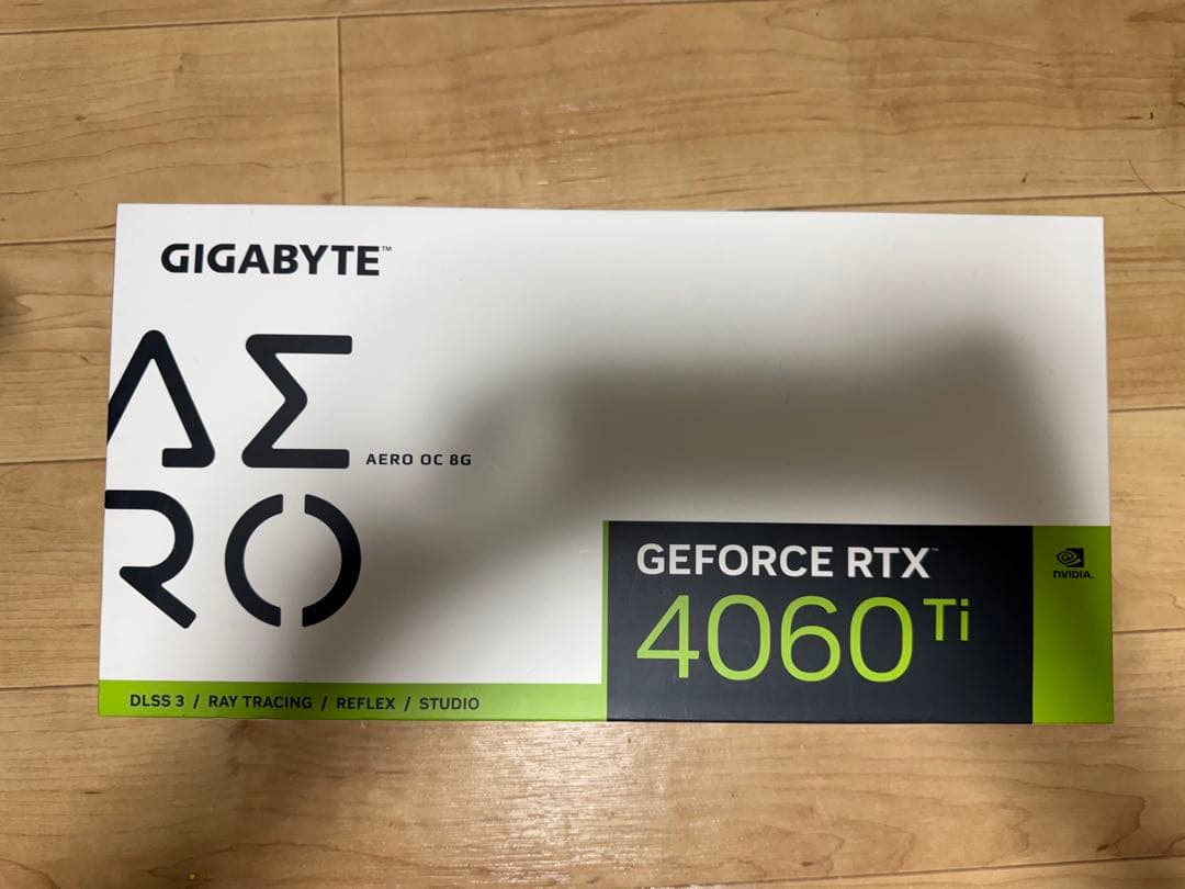 グラフィックボード・グラボ・ビデオカード GIGABYTE AERO OC 8G GEFORCE RTX 4060 Ti