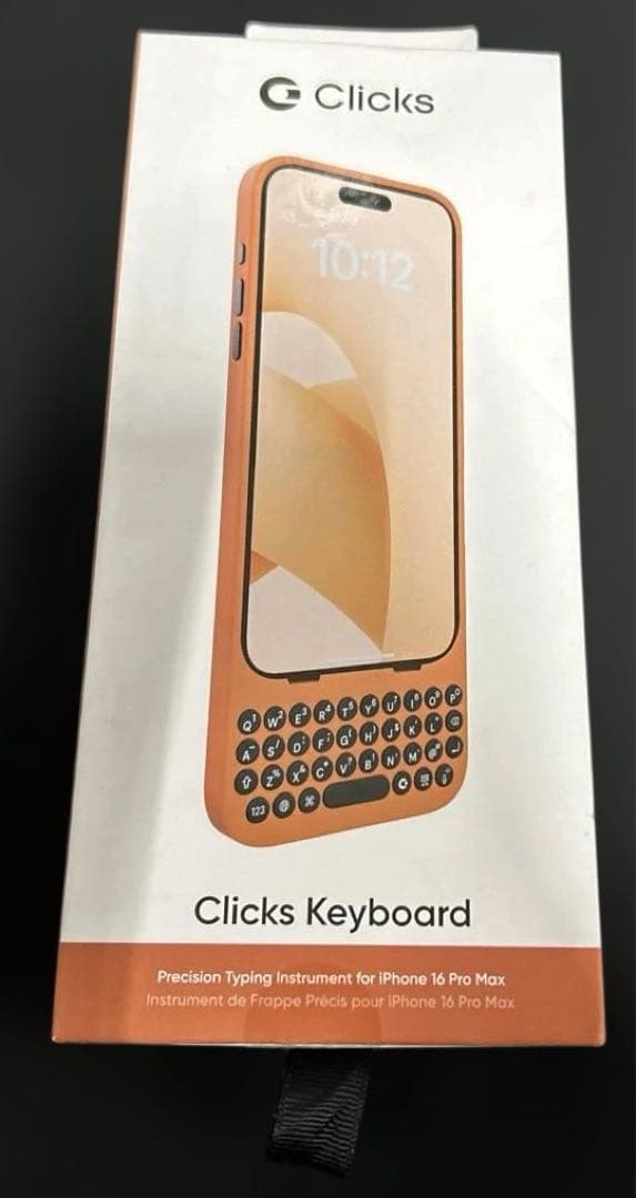 Clicks(クリックス) iPhone 16 Pro 用 キーボード付き