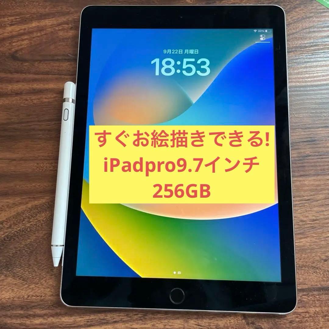 第1世代iPad Pro 9.7インチ 256GBシルバー タッチペンおまけ