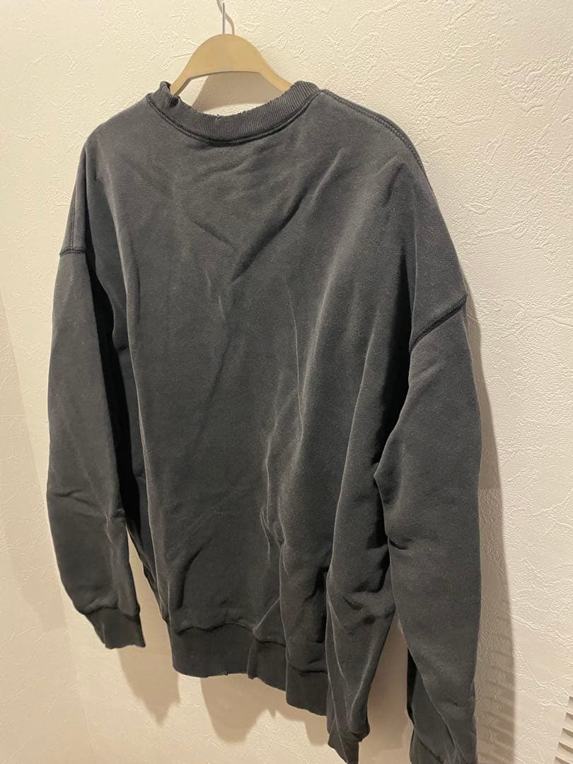 SAINT M×××× グラフィックスウェットシャツ ブラック裏起毛