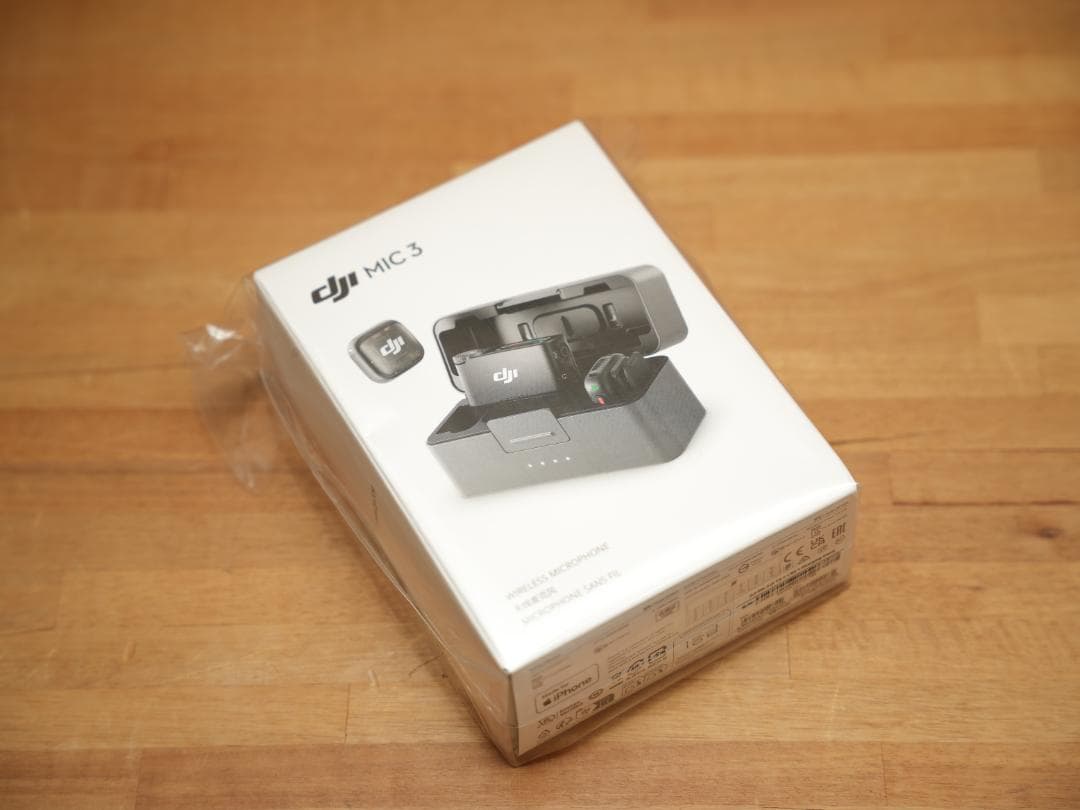 未使用 DJI MIC 3 ワイヤレスマイク