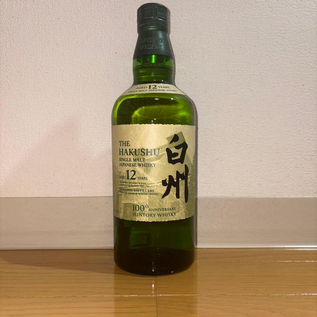 SUNTORY白州12年　100周年記念ラベル　未開封箱無し