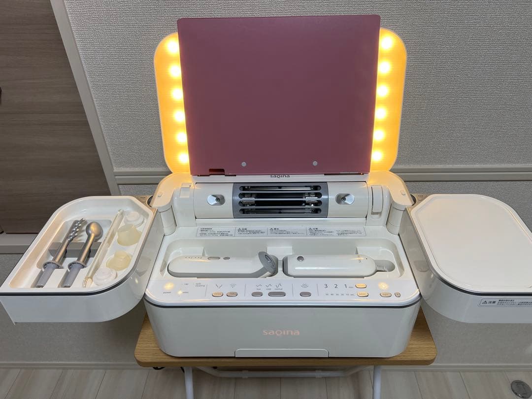 ゆべし　美顔器 スチーム機能付き ホワイト