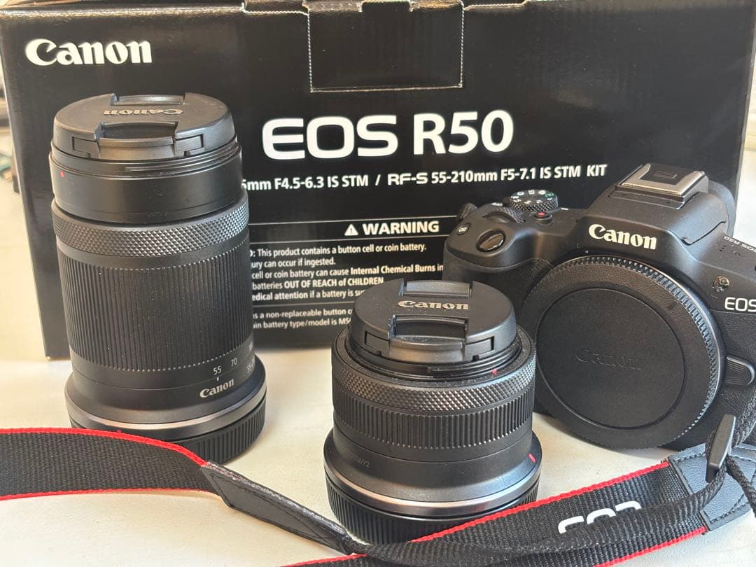 Canon EOS R50 ミラーレス一眼 レンズ2本付き