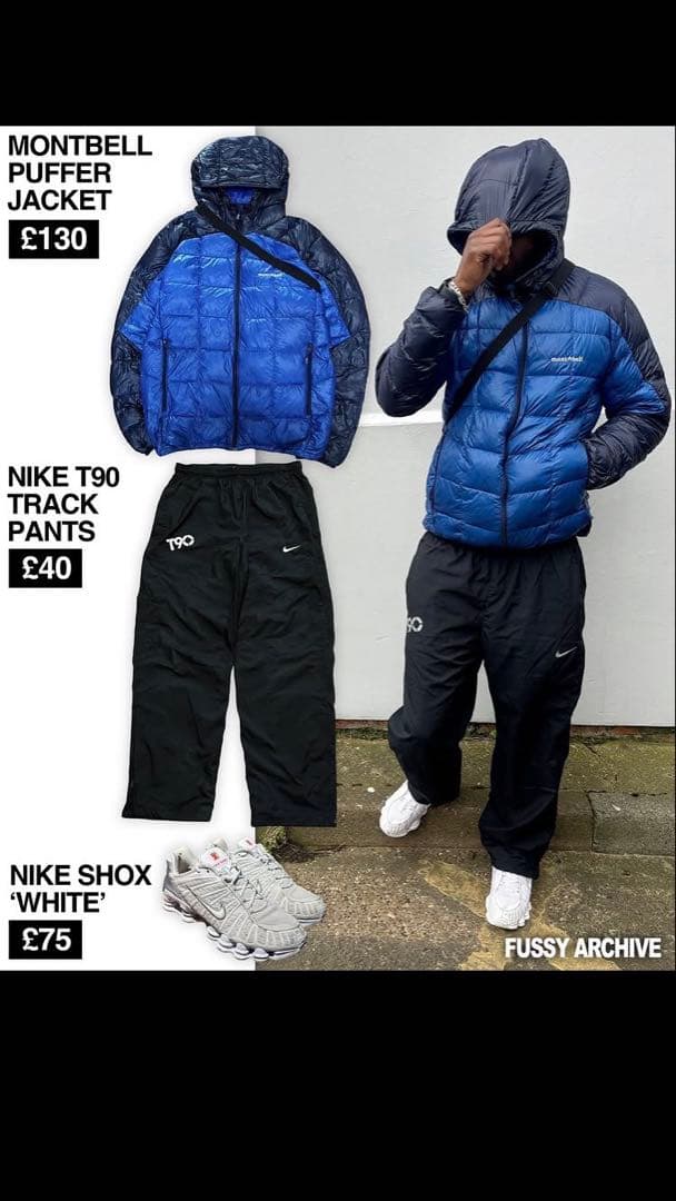 宮城リョータ montbell puff down jacket