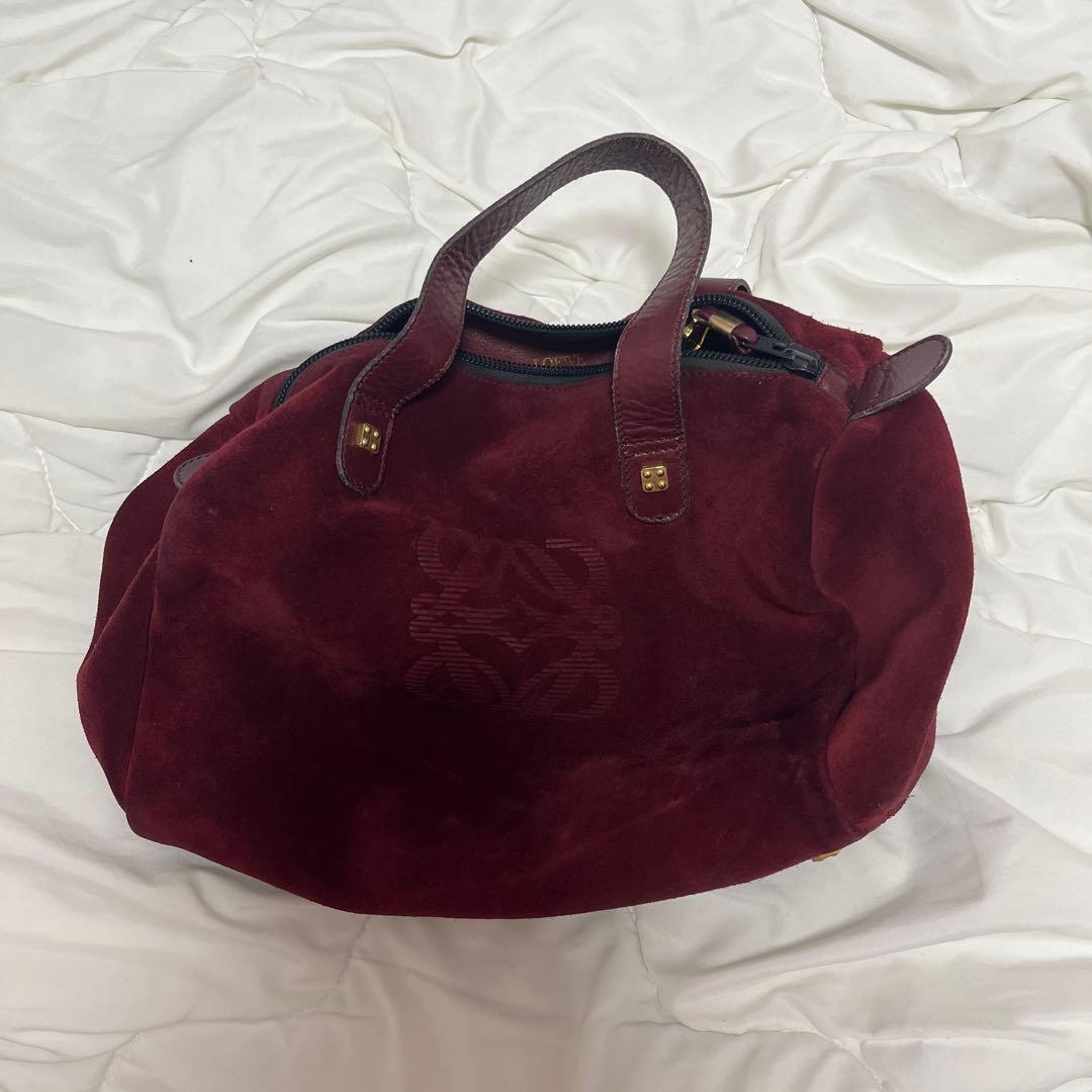 LOEWE バッグ 赤 ロエベ