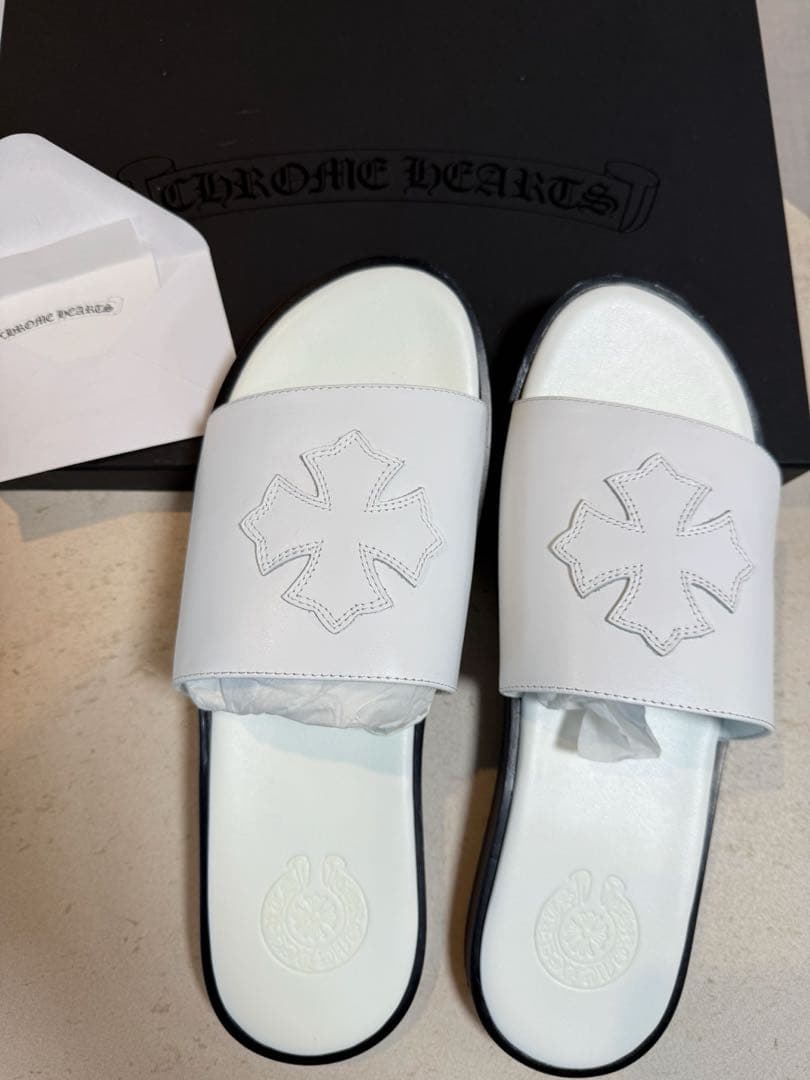 Chrome Hearts ホワイトサンダル　44