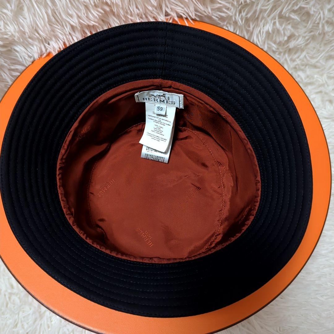 超美品!! エルメス ラウル・スーパーH コットン ハット 帽子