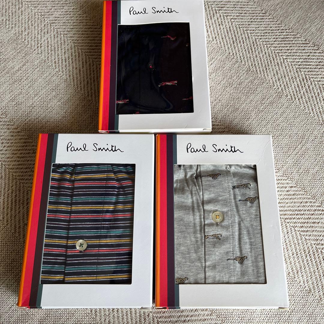 ポールスミスメンズニットトランクス3枚セットL