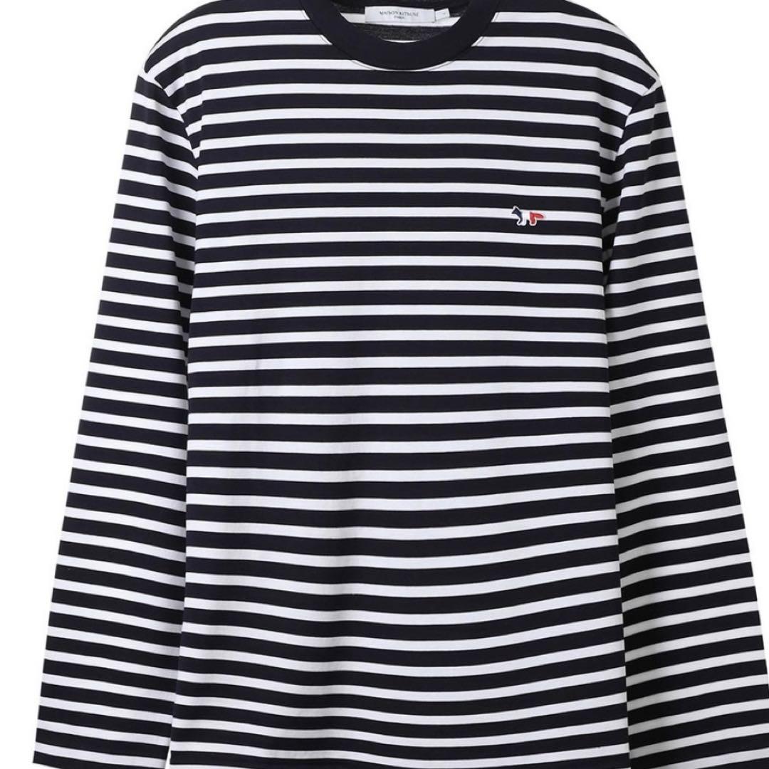 MAISON KITSUNÉ メゾンキツネ　長袖ストライプTシャツ