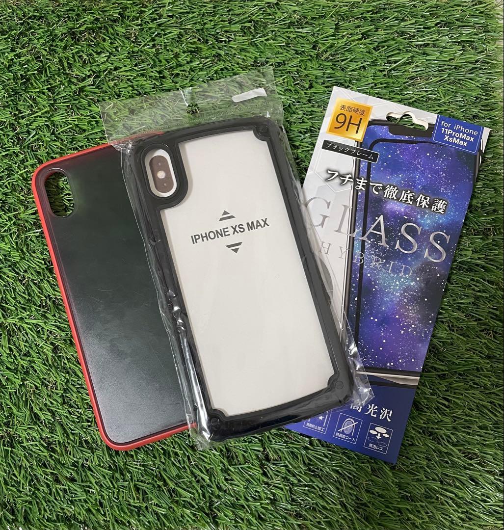 ⭐️美品⭐️iPhoneXS MAX256 新品バッテリー新品ケース画面フィルム
