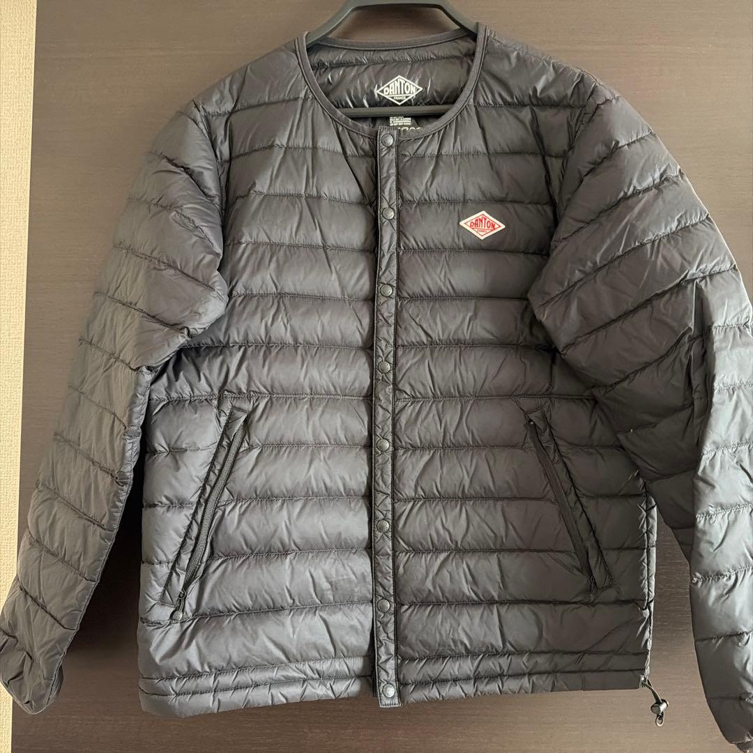 DANTON ダウンジャケット メンズMサイズ　ブラック
