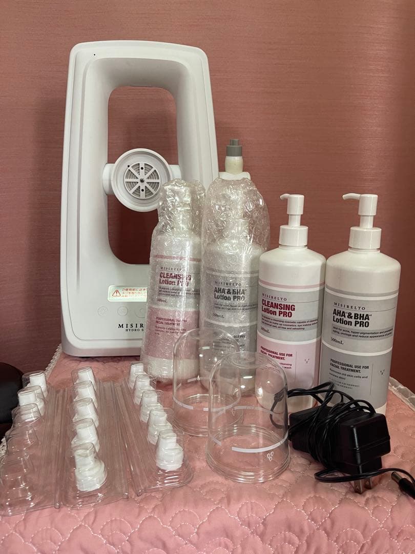 MISIRELTO ハイドロスプラッシュ美顔器／新品ローション2本付！／即導入可