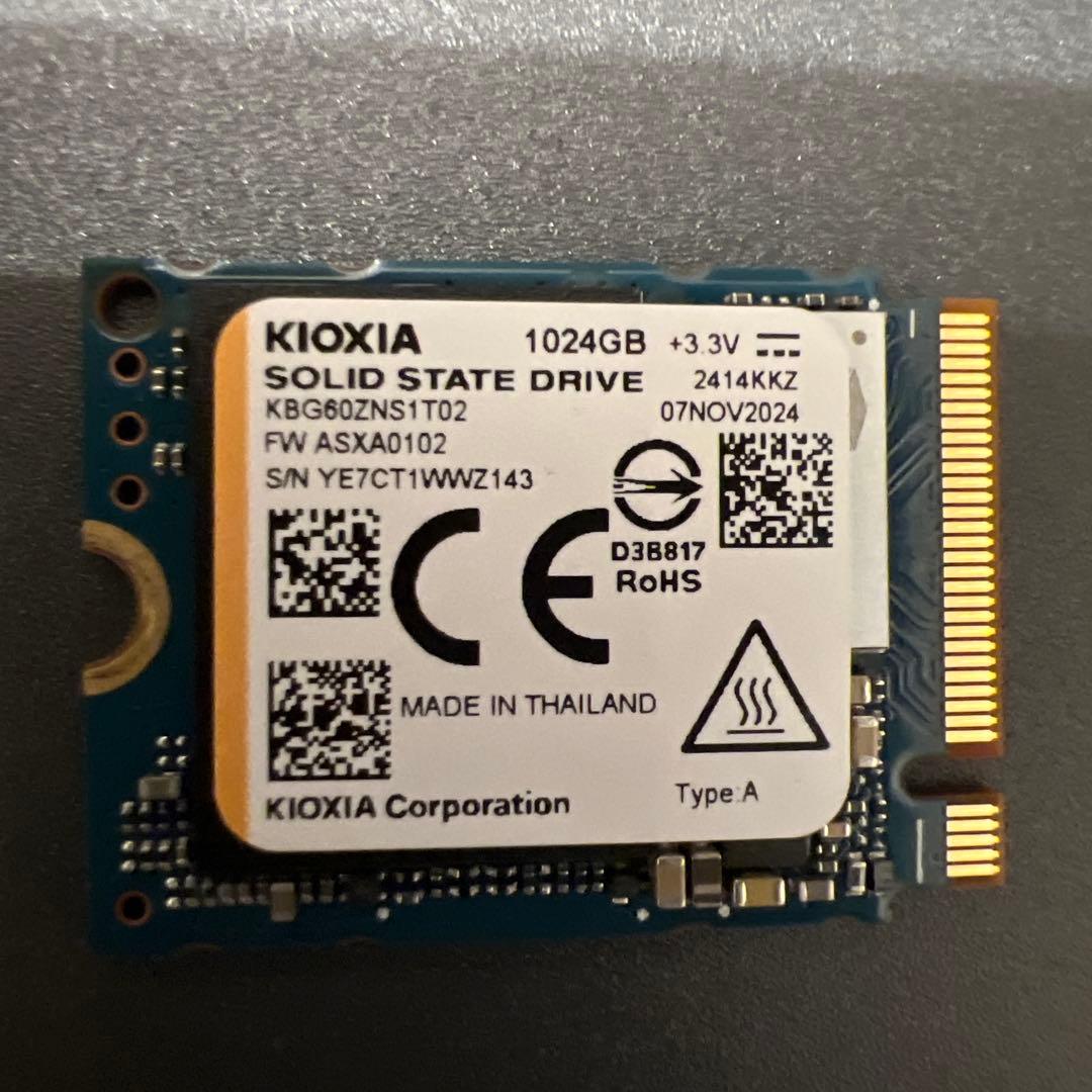 キオクシア M.2 SSD 1TB