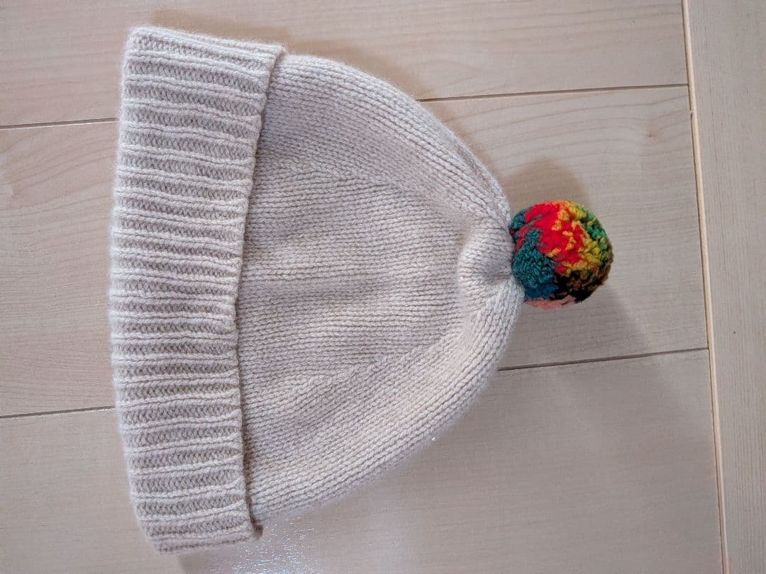 JO GORDON ホワイトニット帽 Mサイズ