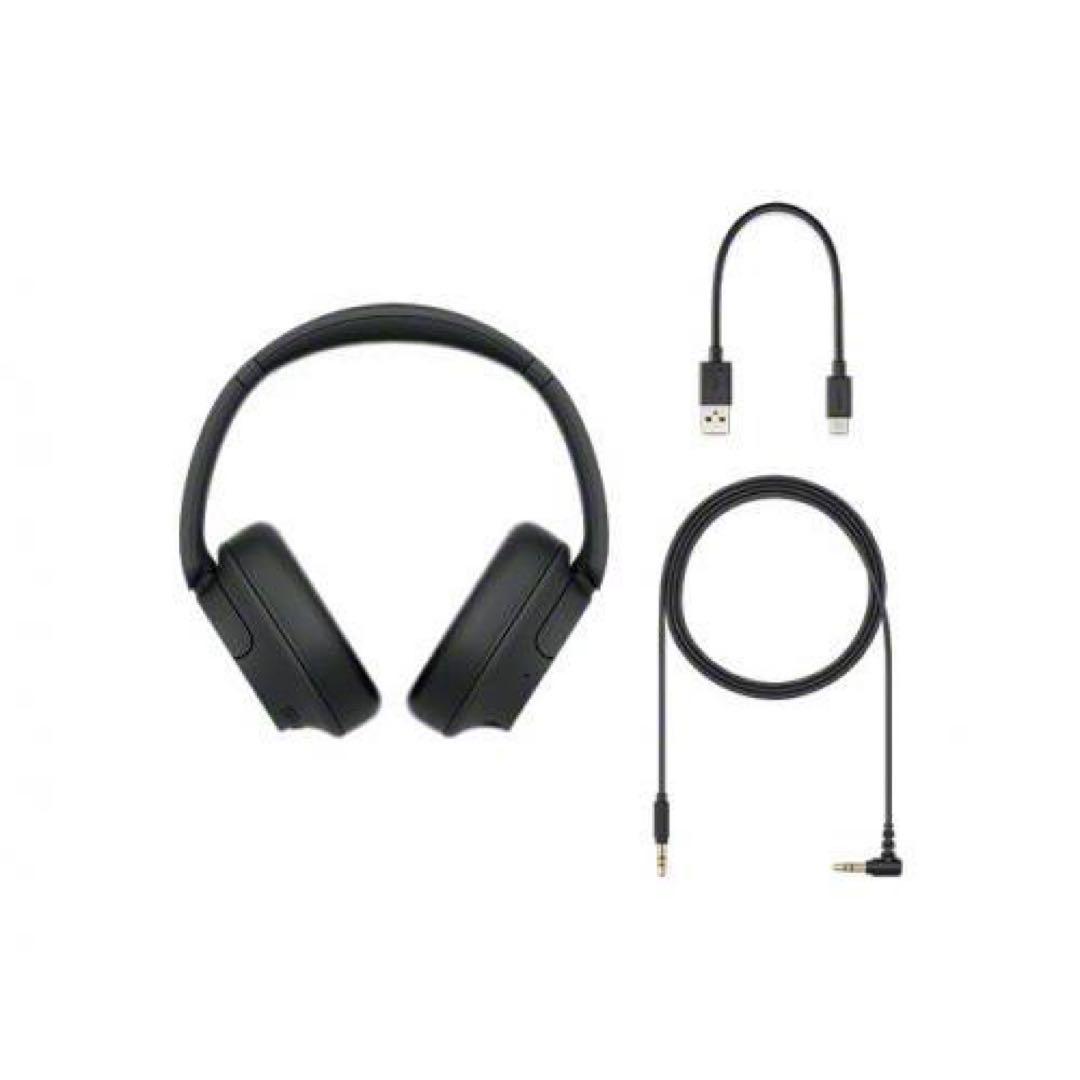 良品　SONY ワイヤレスヘッドホン ブラック WH-CH720N-B