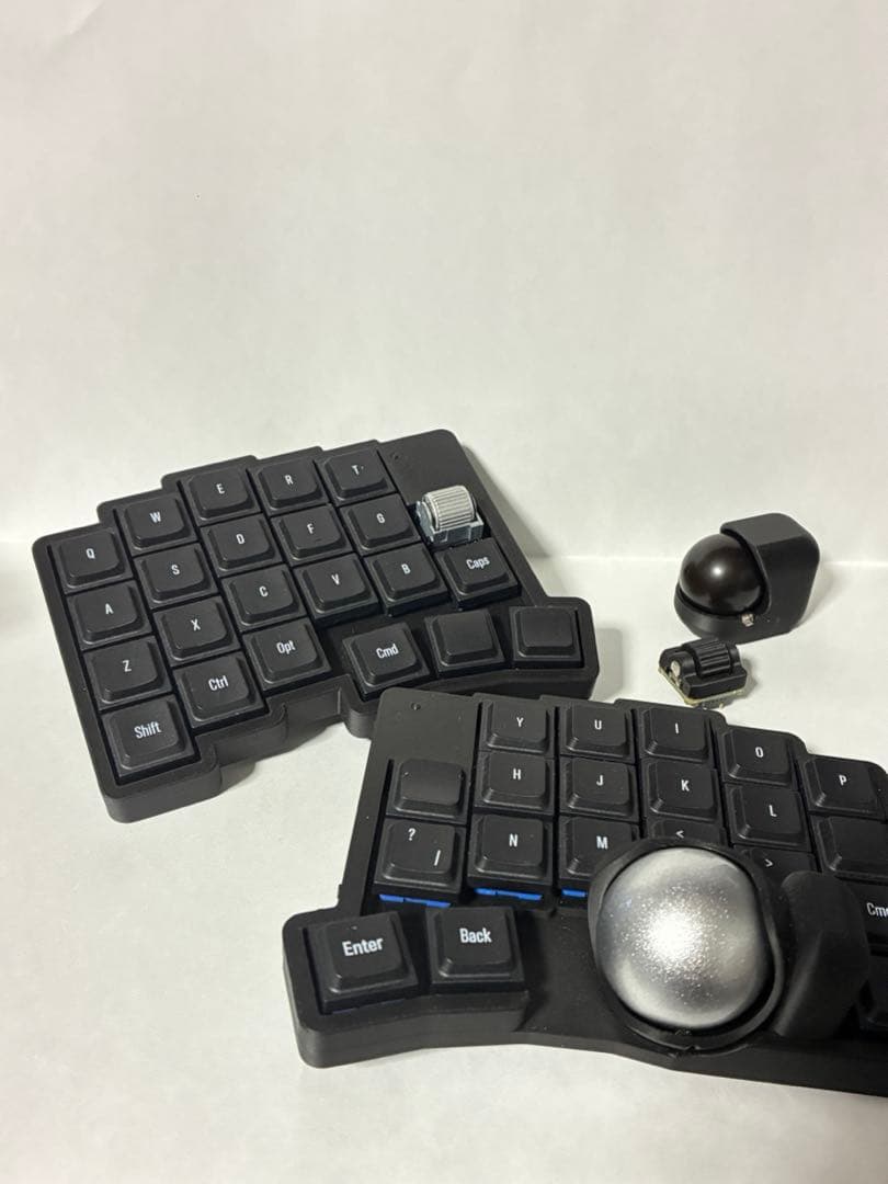 【ほぼ新品】Roba 豪華４点セットトラックボール付き分割型キーボード