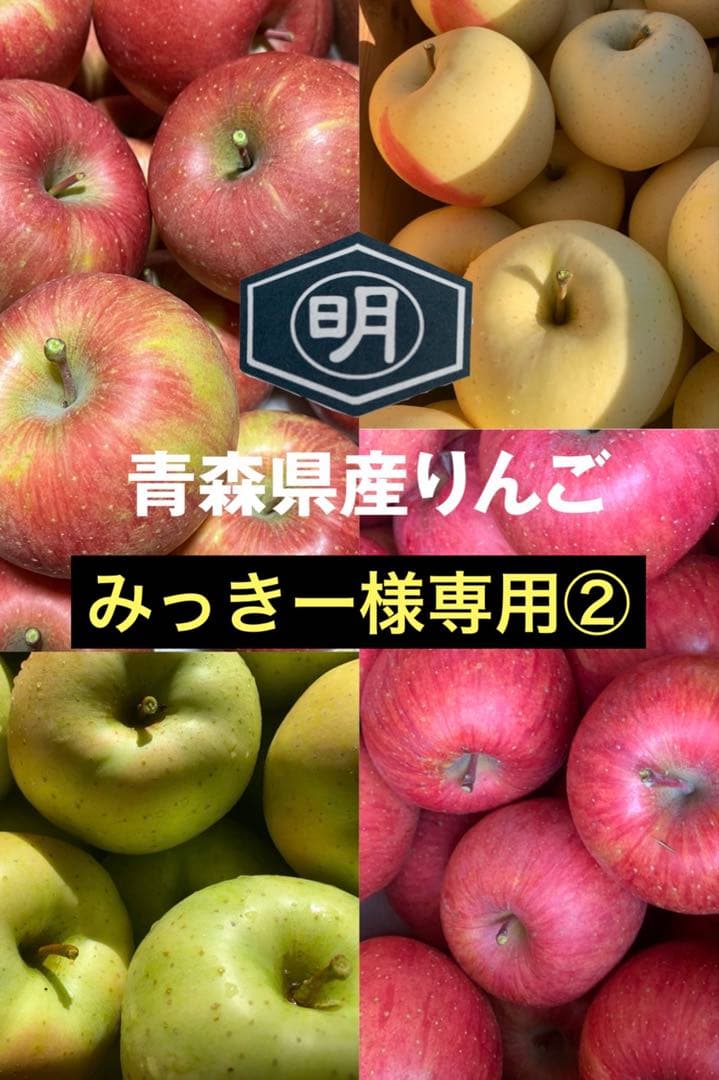 青森県産りんご【ミックス】735家庭用15kgみっきー②