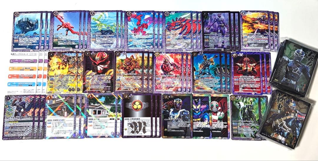 バトスピ　仮面ライダー響鬼　デッキ　スリーブ付き