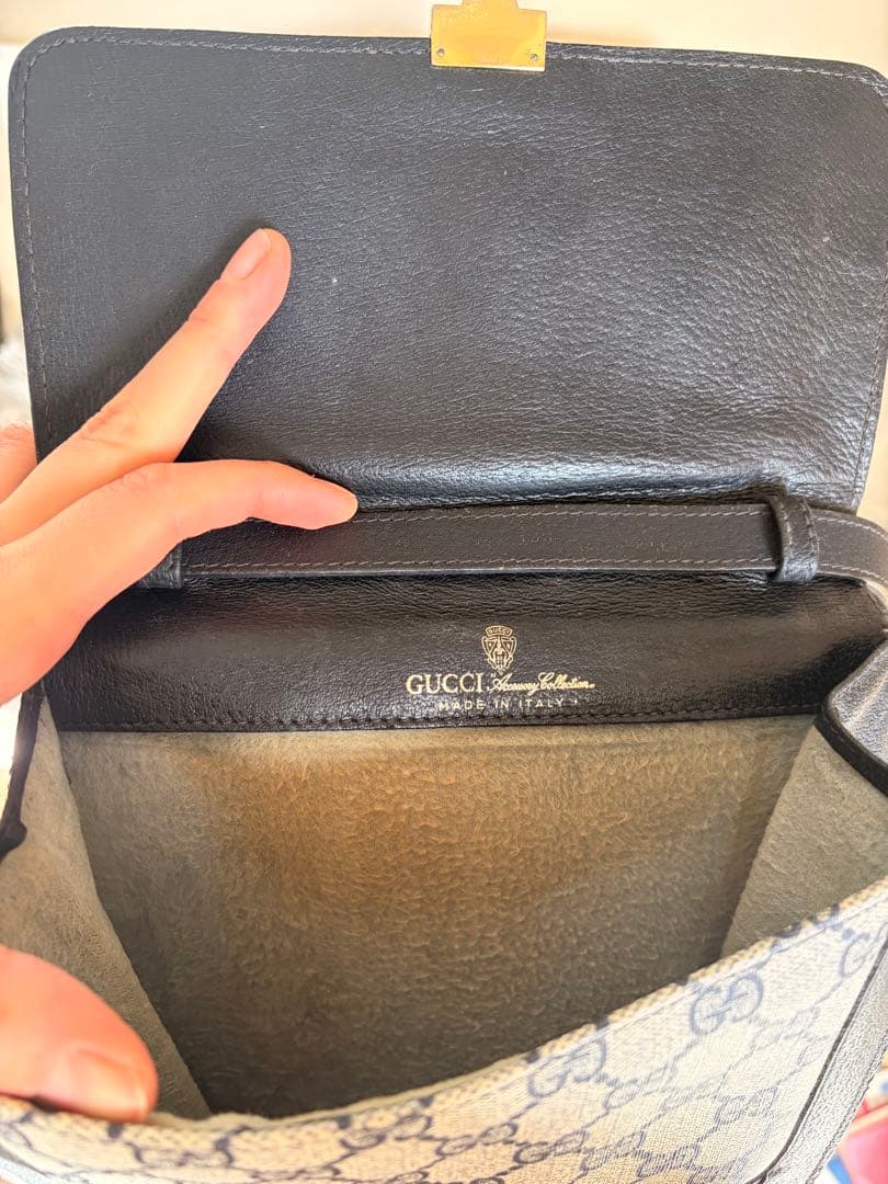 Old Gucci GGパターン モノグラム　ショルダーバッグ