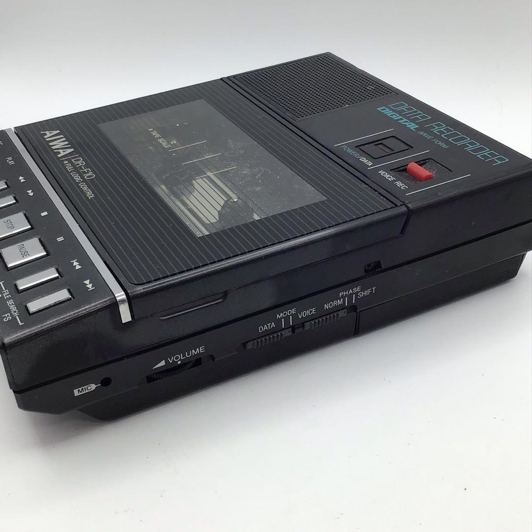AIWA DR-F10 カセットレコーダー ブラック アイワ ACアダプター付