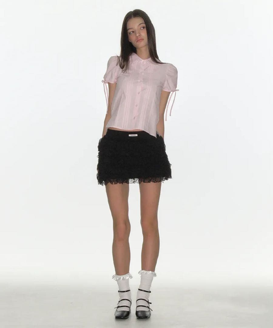 【新品タグ付き】CRANK CANCAN FRILL MINI SKIRT
