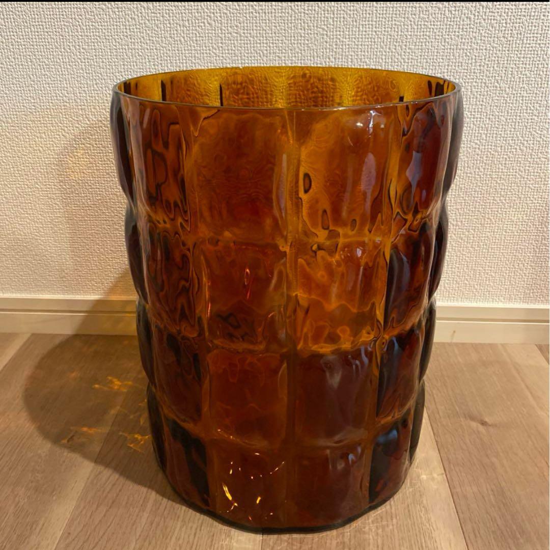 Kartell マトラッセ　アンバー 花瓶 フラワーベース ゴミ箱