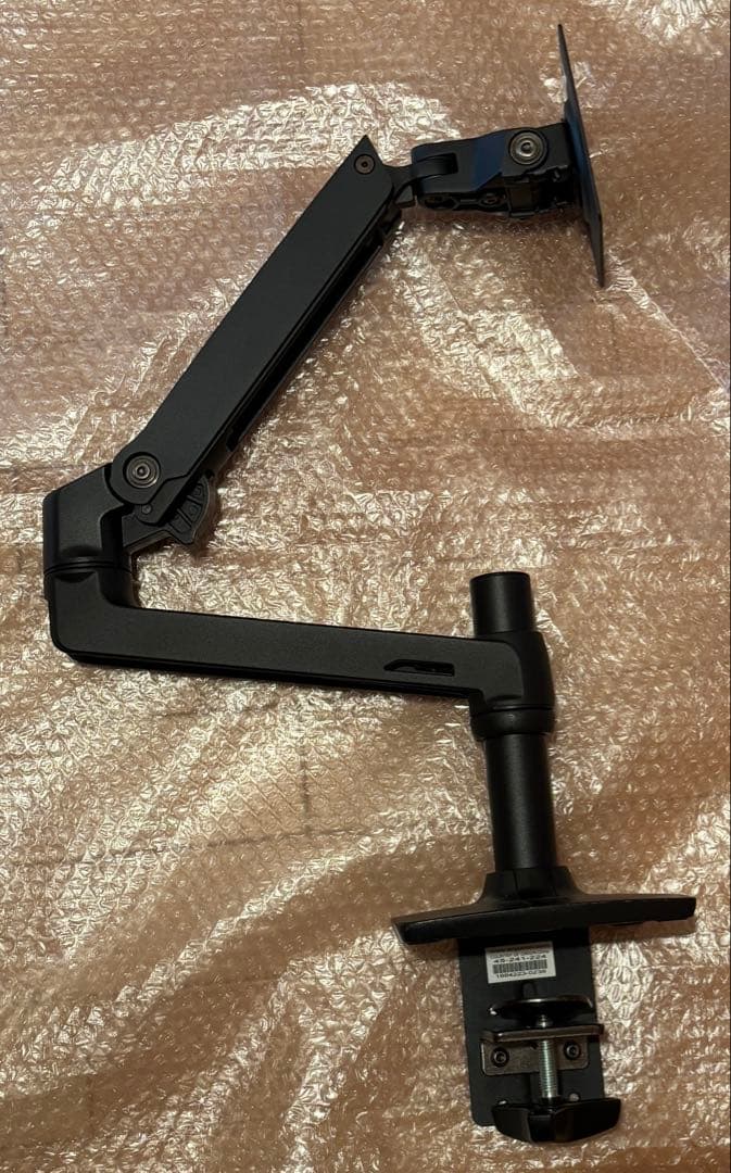 ブラック モニターアーム VESA対応