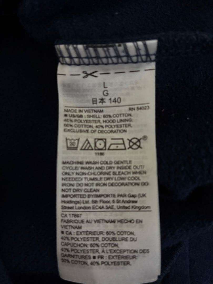 y2k 平成ギャル00’s gapファージップパーカー　アメリカ国旗