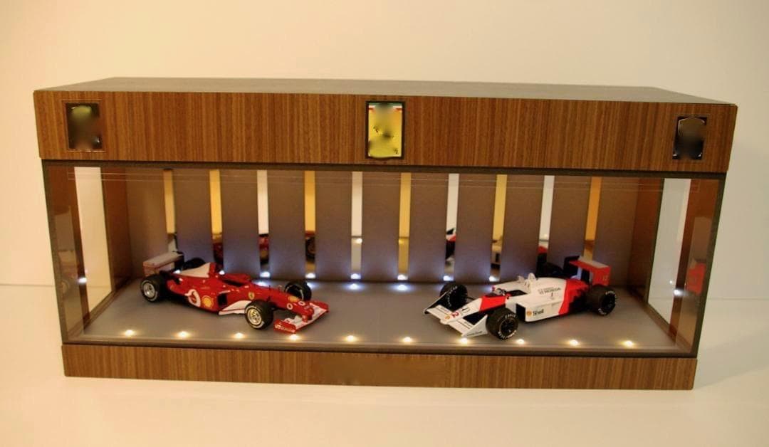 こう。オーダー品・USB電源 2層式・ディスプレーBOX / ネオジオラマ