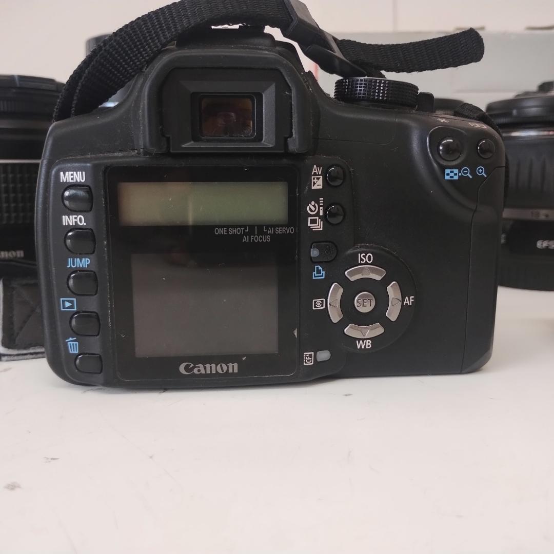 Canon EOS Kiss Digital N レンズ5本付き メディアなし