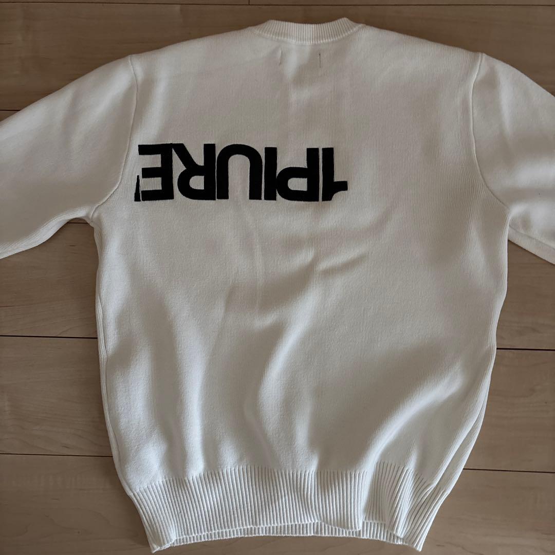 1PIU1UGUALE3 RELAXホワイトニットセーター