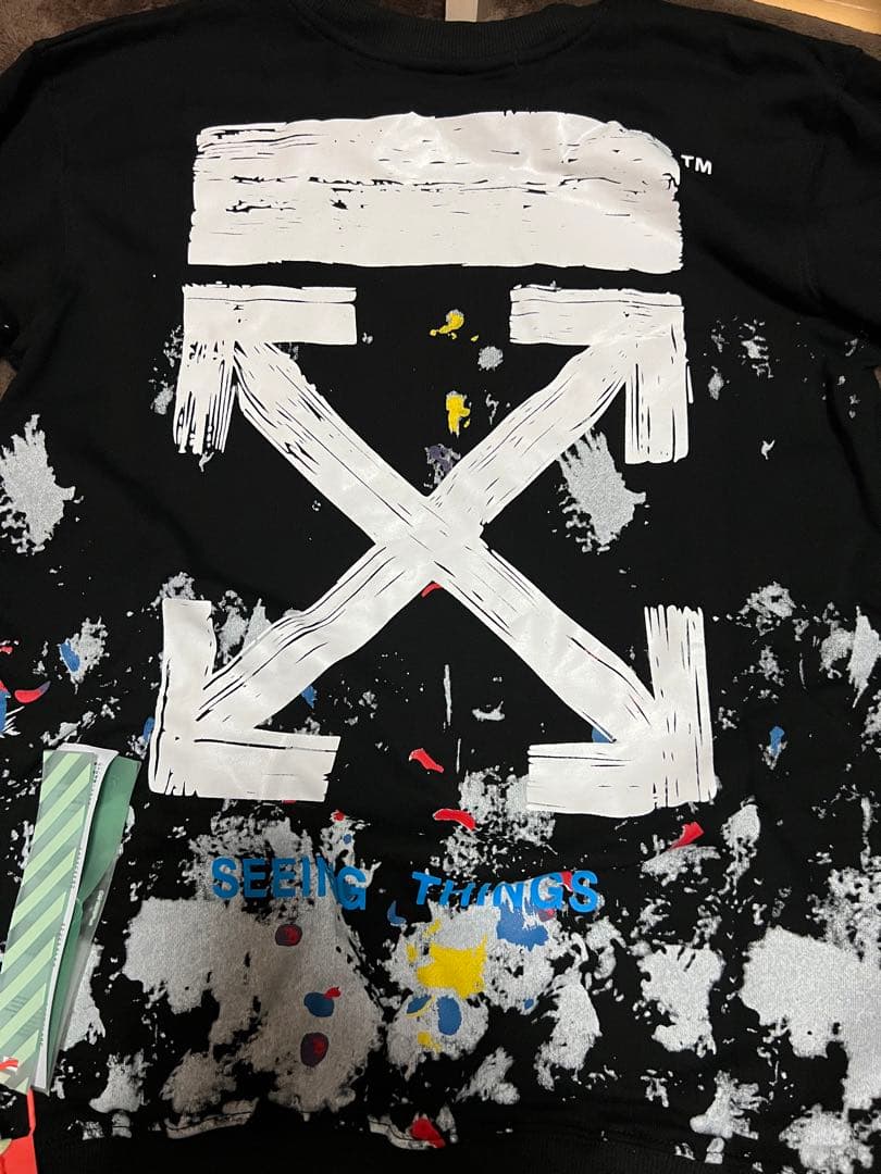 off-whiteGALAXYトレーナー