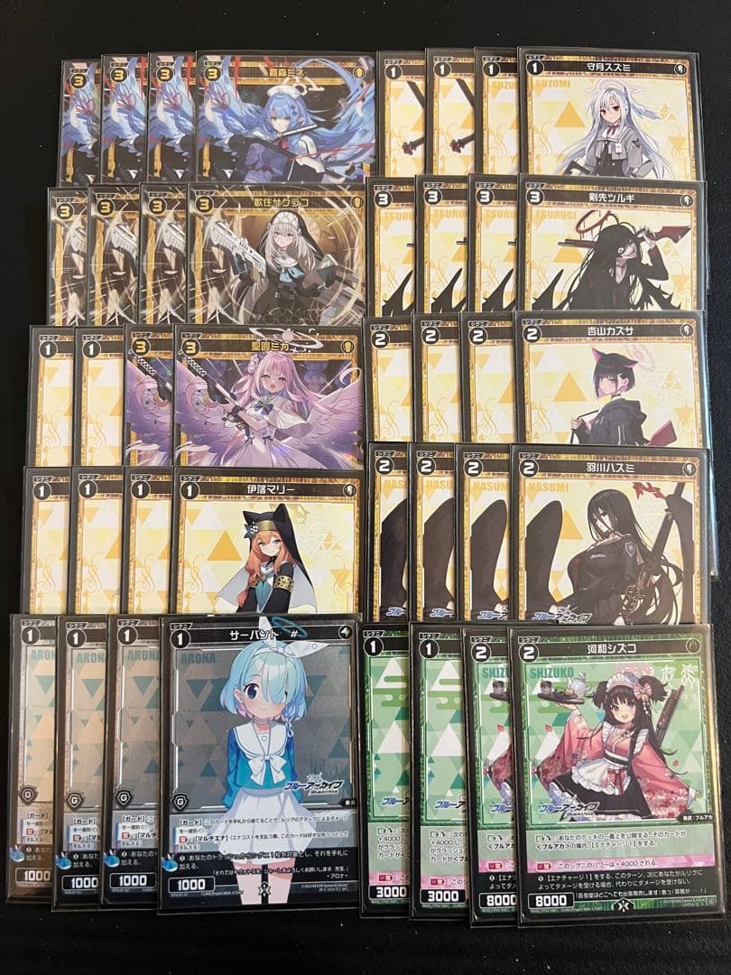 候*様 ウィクロス　ブルアカ　デッキ　ヒナ　アズサ　ネル　シロコ　ブルーアーカイ