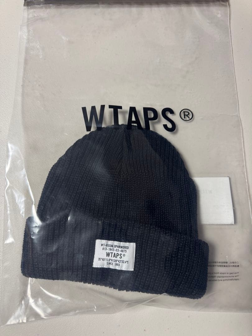 WTAPS ブラック ニット帽 F
