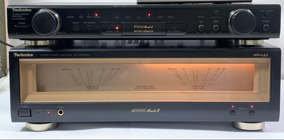 Technics アンプセット SU-C1000MK2 SE-A1000MK2