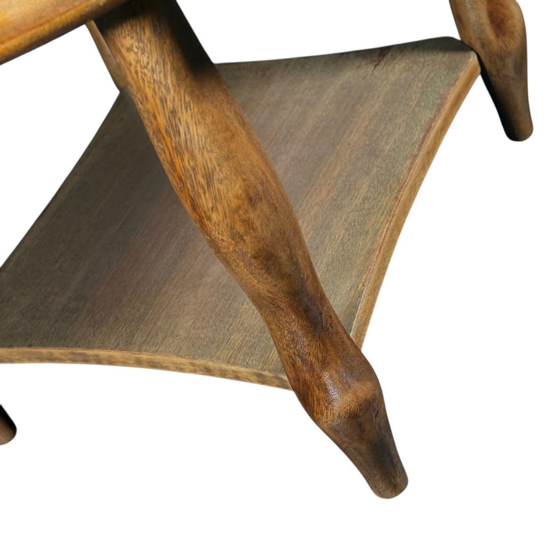 HR737 【ビンテージ】　マルニ木工　サイドテーブル　丸テーブル