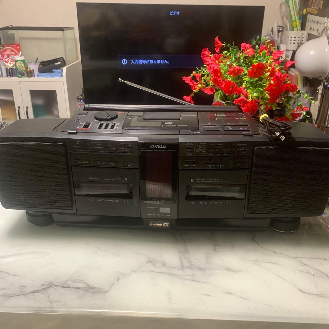 忠*助様 バブルラジカセ■Victor【G-HORN EX　RC-X90】 通電
