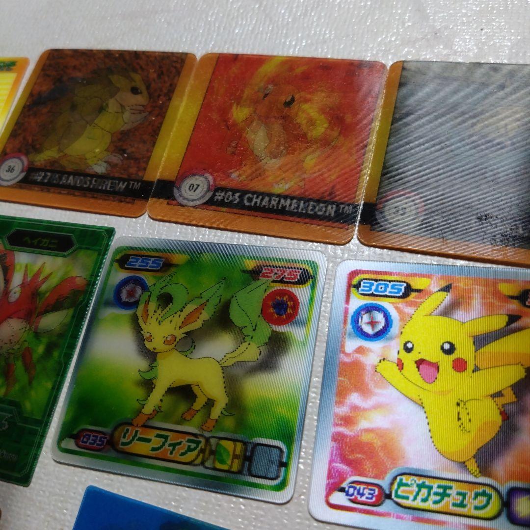 ポケモン　明治スーパーチェンジカード、海外3Dカードなど3Dカード12枚セット