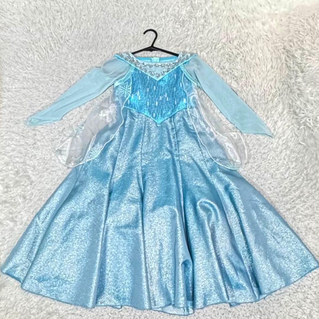 Disney RESORT タグ アナ雪 エルサ ドレス 130cm 刺繍レース