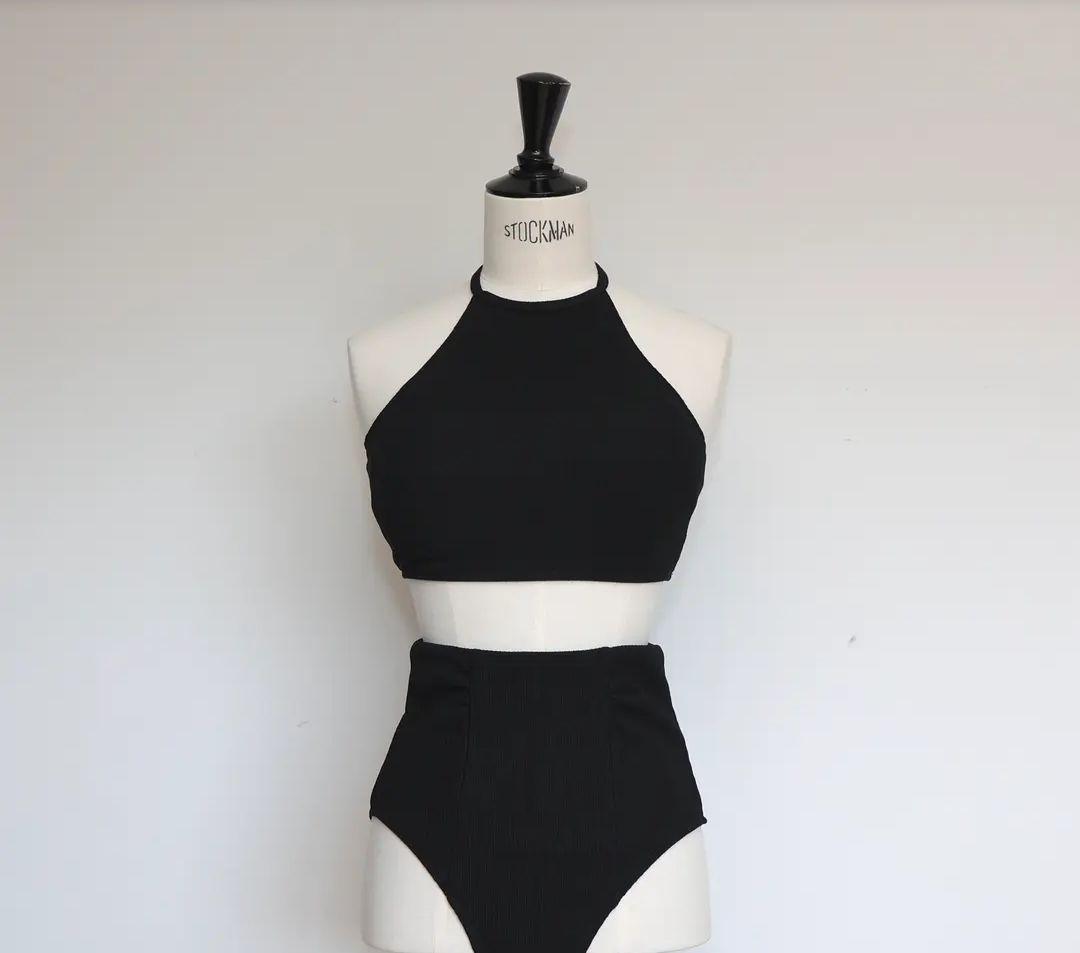 gypsohila ジプソフィア　アメリカンスリーブ　スイムウェア　ブラック38