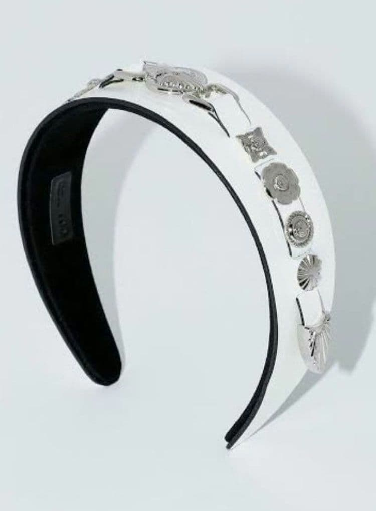 ホワイトメタル装飾ヘアバンド