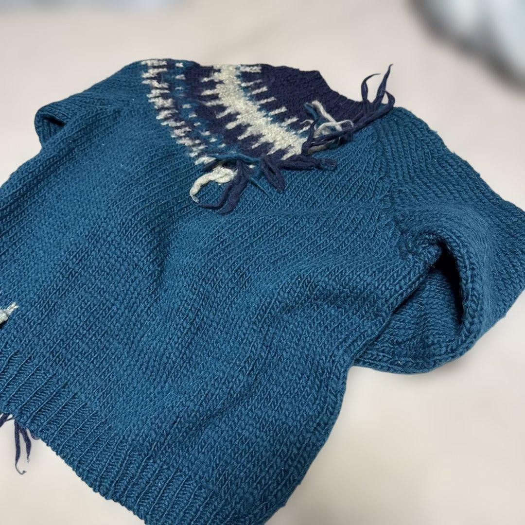 doublet ダークブルー ニットセーター　初期　旧タグ　M